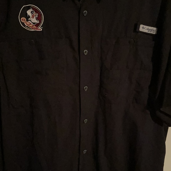 Columbia PFG Florida State Seminoles shirt sz M - Picture 4 of 9